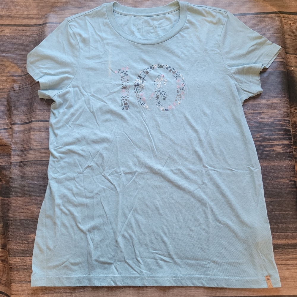 10Tree Tee Shirt Floral Casual L